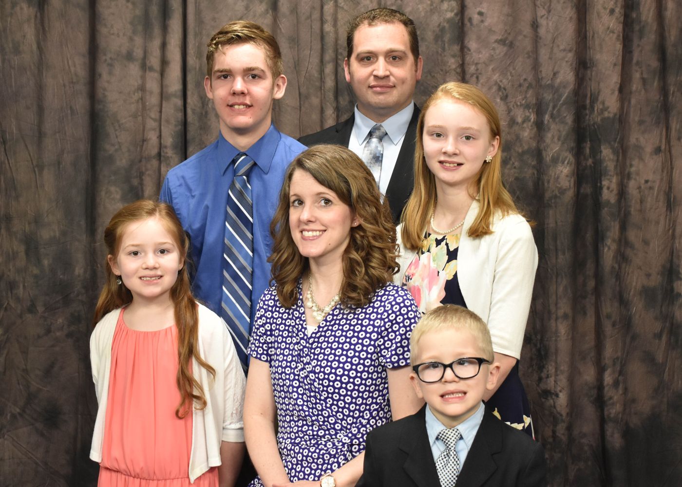 Pastor O'Brien and his family